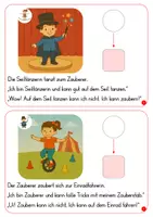 Vorschau - Fördermaterial/Inklusion - Vorlese-Klettbuch: Zirkuszauber - Seite 3