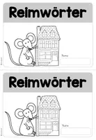 Vorschau - Arbeitsblätter - Reimwörter - Miniheft für die 1. Klasse - Seite 2