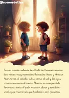 Vista previa - Fichas informativas / Documentos de lectura - Cuento "Las Aventuras Mágicas de Asier y Álvaro" - página 1