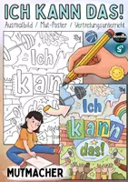 Vorschau - Mal- und Bastelvorlagen - Ich kann das! – Mut-Poster / Mutmacher / Growth Mindset - Deckblatt