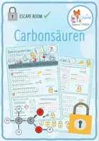 Vorschau - Arbeitsblätter - Carbonsäuren – Escape Room - Deckblatt