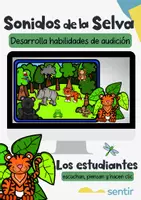 Vista previa - Juegos / Gamificación - Escucha y Adivina – Sonidos de la Selva | Juego Interactivo - Portada