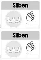 Vorschau - Arbeitsblätter - Silben - Miniheft für die 1. Klasse - Seite 2