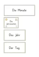 Vorschau - Präsentationen/Tafelbilder - Pandaklasse - Kalender für die Tafel - Seite 1