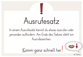 Vorschau - Poster - Satzarten - Merkspruch und Visualisierung - Seite 1