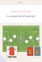 Vorschau - Präsentationen/Tafelbilder - Mathe-Fußball mit Teamkärtchen - für die digitale Tafel - Deckblatt