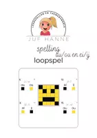 Voorbeeld - Spelling auou eiij - loopspel - Voorblad
