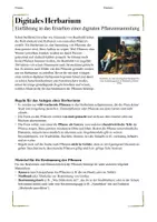 Vorschau - Arbeitsblätter - Digitales Herbarium: innovativ die Flora entdecken - Seite 1
