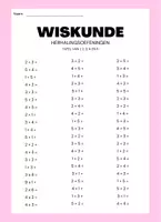 Voorbeeld - Oefenpakket (2 delen) -> maal- en deeltafels 1 t.e.m. 10. - Voorblad