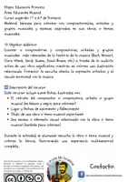 Vista previa - Hojas de trabajo - MUESTRA gratis 4 audiciones recurso 36 LÁMINAS AUDICIONES MUSICALES - página 1