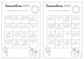 Vorschau - Spiele - Materialpaket - Bingo (Ferien) - Seite 3