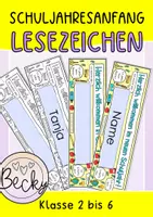 Vorschau - Anderer Materialtyp - Lesezeichen Gruß zum Schulanfang (2-6) - Deckblatt