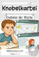 Vorschau - Aufgabenkarten - Knobelkartei | Mathematik Klasse 2/3 | Knobelei der Woche - Deckblatt