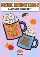 Vorschau - Mal- und Bastelvorlagen - Meine Herbsttasse - Bastelidee Herbst (Bastelvorlage & Schreibanlass) - Deckblatt