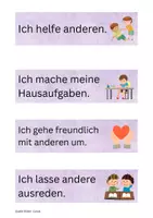 Vorschau - Poster - Klassenregeln ab Klasse 1 (lila) - Seite 2