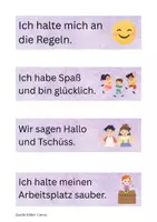 Vorschau - Poster - Klassenregeln ab Klasse 1 (lila) - Seite 3