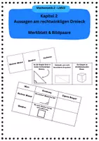 Vorschau - Fördermaterial/Inklusion - Mathematik 2 - LMVZ - Merkblatt Kapitel 2 Aussagen am rechtwinkligen Dreieck - Deckblatt