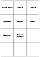Vorschau - Fördermaterial/Inklusion - Mathematik 2 - LMVZ - Merkblatt Kapitel 2 Aussagen am rechtwinkligen Dreieck - Seite 1