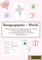 Vorschau - Spiele - Bewegungsspiele Würfel - Deckblatt