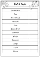 Vorschau - Arbeitsblätter - Lesespaziergang: Halloween, Klasse 2 - Seite 3