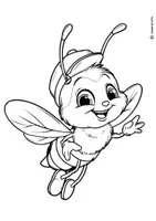 Vorschau - Mal- und Bastelvorlagen - Wir sind die Bienenklasse – Lied, Liedertext & Ausmalbilder - Seite 3