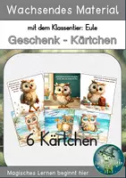 Vorschau - selbst erstellte Cliparts/Grafiken - Geschenk-Kärtchen: Eulenklasse - Deckblatt