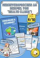 Vorschau - Arbeitsblätter - Werbeversprechen am Beispiel von Health Claims! (Was sind Health Claims? Was regelt die Health-Claim-Verordnung? Welche Kritik gibt es an Health Claims? Analyse der Health Claims verschiedener Lebensmittel, Fazit) - Deckblatt