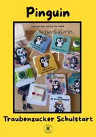 Vorschau - Mal- und Bastelvorlagen - Pinguin - Mit Traubenzucker und Energie ins neue Schuljahr - Deckblatt
