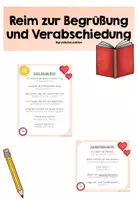 Vorschau - Poster - Begrüßungs- und Verabschiedungsreim - Deckblatt