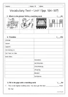 Vorschau - Test - Vocabulary Test - New York (Orange Line 4) - Seite 3