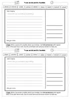 Vorschau - Arbeitsblätter - postcard - simple past:regular verbs - Seite 2