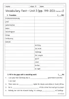 Vorschau - Test - Vocabulary Test - South Africa (Orange Line 5) - Seite 3