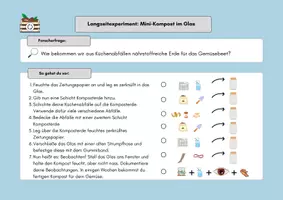 Vorschau - Arbeitsblätter - Langzeitexperiment: Mini-Kompost im Glas (+ Protokoll) - Seite 2