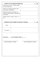 Vorschau - Test - Vocabulary Test - New Zealand (Orange Line 6) - Seite 2