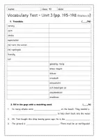 Vorschau - Test - Vocabulary Test - New Zealand (Orange Line 6) - Seite 3