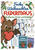 Vorschau - Arbeitsblätter - Fledermausklasse Weihnachten Klassentier Fledermaus Gedichte und Arbeitsblätter - Deckblatt