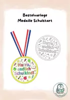 Vorschau - Arbeitsblätter - Materialpaket - Schulstart: Einschulungsgeschenke, Schwungübungen & Schultüten zum Basteln - Seite 1