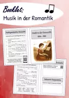 Vorschau - Arbeitsblätter - Booklet - Musik in der Romantik - Deckblatt