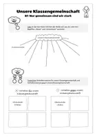 Vorschau - Arbeitsblätter - Klassenleitung: Classroom Management - Unsere Klassengemeinschaft (Nur gemeinsam sind wir stark) - Seite 1