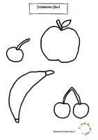 Vorschau - Mal- und Bastelvorlagen - Einstieg in den Kunstunterricht: "O" wie Obst - Seite 3