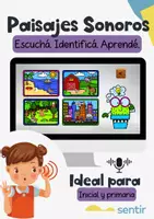Vista previa - Juegos / Gamificación - Juego de Paisajes Sonoros | Escucha Activa y Discriminación - Portada