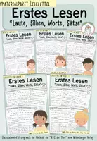 Vorschau - Arbeitsblätter - Materialpaket - Erstes Lesen I "Lesezettel 1-26" - Deckblatt