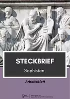 Vorschau - Arbeitsblätter - Sophisten⎮Steckbrief für deinen Ethikunterricht - Deckblatt