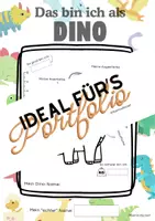 Vorschau - Anderer Materialtyp - Portfolioseite - ,,Ich als Dino" - Deckblatt