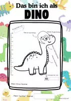 Vorschau - Anderer Materialtyp - Portfolioseite - ,,Ich als Dino" - Seite 2