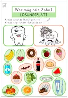 Vorschau - Stationenlernen - Zahngesundheit lernen - Gesundes Obst vs. Süßigkeiten - Seite 2
