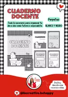 Vista previa - Para docentes: organización, planificación y formación - CUADERNO DOCENTE VICHY COLOR Y BLANCO Y NEGRO_PLANNER 25/26 - página 1