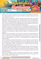 Vorschau - Arbeitsblätter - MEGA Materialpaket - English Speaking Countries Reading - Seite 1