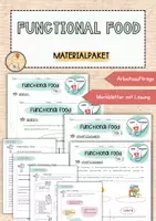 Vorschau - Unterrichtsreihen - Functional Food - Materialpaket - Deckblatt