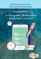 Vorschau - Klassenarbeiten - Klassenarbeit "Der Markisenmann" mit Erwartungshorizont - Deckblatt